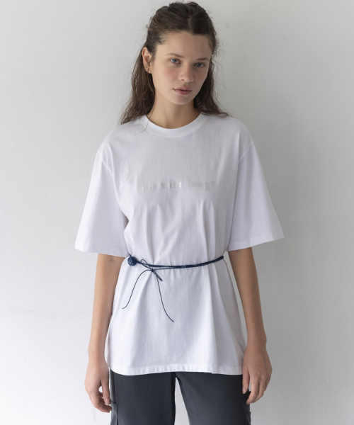 haag(ヘイグ)の「a girls boxy t-sh (white)(Tシャツ/カットソー・レディース・その他・FREE)」の1枚目の写真