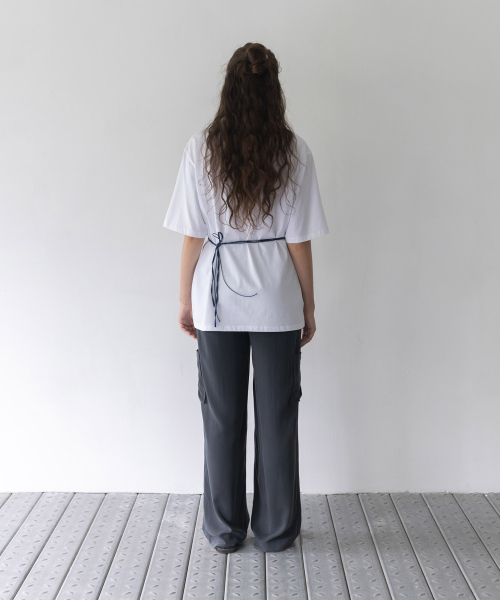 haag(ヘイグ)の「a girls boxy t-sh (white)(Tシャツ/カットソー・レディース・その他・FREE)」の4枚目の写真