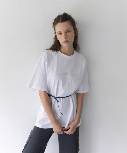 haag(ヘイグ)の「a girls boxy t-sh (white)(Tシャツ/カットソー・レディース・その他・FREE)」の8枚目の写真