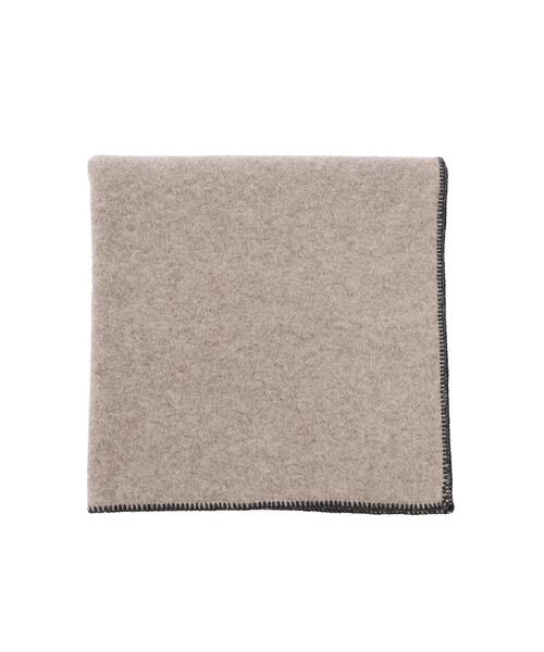 MARGARET HOWELL（マーガレットハウエル）の「MILLED WOOL BLANKET（ストール/ショール・レディース・ブルー/ナチュラル・FREE）」の3枚目の写真