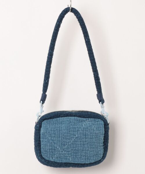 PORTER CLASSIC(ポータークラシック)の「【Porter Classic / ポータークラシック】 PC SASHIKO SHOULDER BAG MINI(ショルダーバッグ・メンズ・ブルー・FREE)」の2枚目の写真