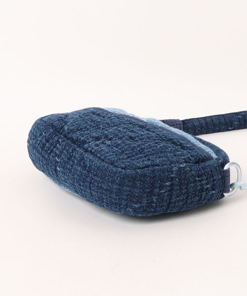 PORTER CLASSIC(ポータークラシック)の「【Porter Classic / ポータークラシック】 PC SASHIKO SHOULDER BAG MINI(ショルダーバッグ・メンズ・ブルー・FREE)」の3枚目の写真