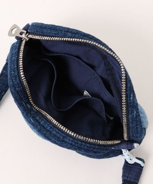 PORTER CLASSIC(ポータークラシック)の「【Porter Classic / ポータークラシック】 PC SASHIKO SHOULDER BAG MINI(ショルダーバッグ・メンズ・ブルー・FREE)」の4枚目の写真