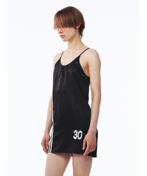 Kijun(キジュン)の「Line Satin Mini Dress Black(ワンピース・レディース・その他・LARGE/MEDIUM/SMALL)」の2枚目の写真