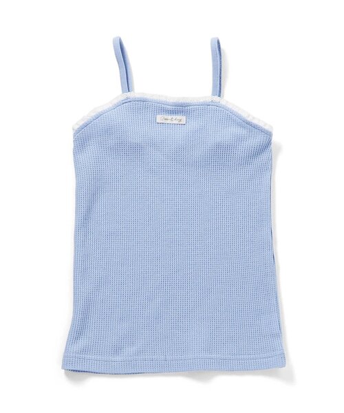 apres les cours(アプレレクール)の「レースフリルタンクトップ(タンクトップ・キッズ・チャコール/サックスブルー/レッド/ミント・120/110/100/90/80/140/130)」の11枚目の写真