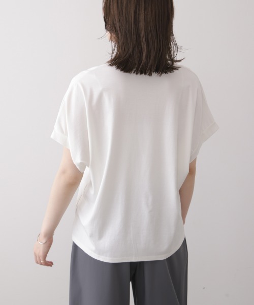Bou Jeloud(ブージュルード)の「レディバッグモチーフTシャツ(Tシャツ/カットソー・レディース・オフホワイト/ブラック・FREE)」の20枚目の写真