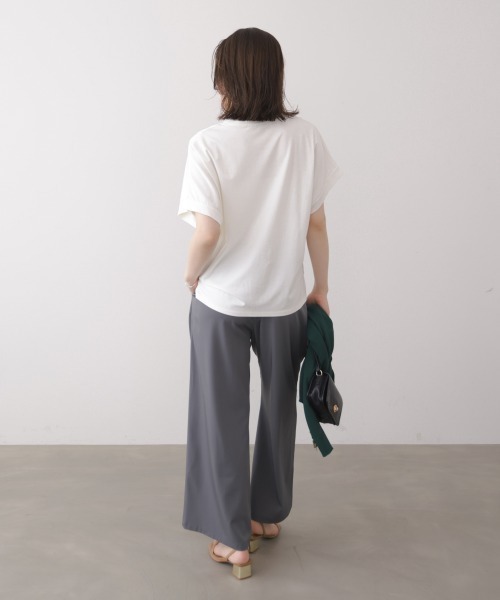 Bou Jeloud(ブージュルード)の「レディバッグモチーフTシャツ(Tシャツ/カットソー・レディース・オフホワイト/ブラック・FREE)」の21枚目の写真