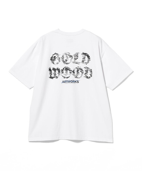 BEAMS T(ビームスティー)の「GOLDWOOD ART WORKS × KOSUKE KAWAMURA / BACK LOGO T-shirt(Tシャツ/カットソー・メンズ・ホワイト/ブラック・M/S/XL/L)」の5枚目の写真