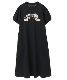 ネームワッペンいっぱいカットソーワンピース