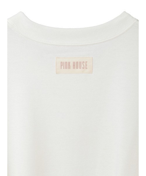 PINK HOUSE(ピンクハウス)の「ネームワッペンいっぱいカットソーワンピース(ワンピース・レディース・ブラック/ネイビー×ホワイト/ブラック×ホワイト/ホワイト×レッド/ホワイト・フリー)」の13枚目の写真