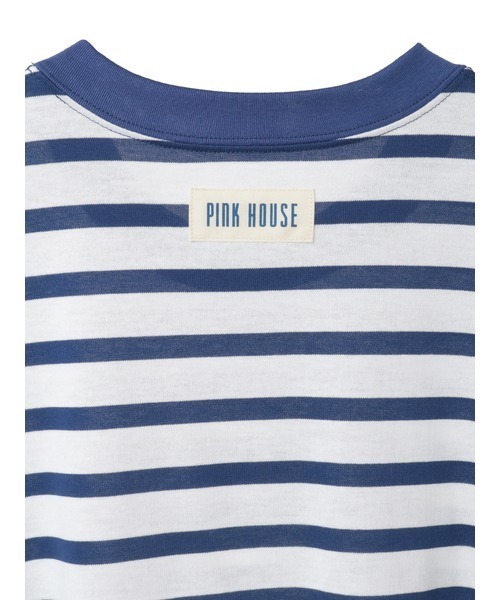 PINK HOUSE(ピンクハウス)の「ネームワッペンいっぱいカットソーワンピース(ワンピース・レディース・ブラック/ネイビー×ホワイト/ブラック×ホワイト/ホワイト×レッド/ホワイト・フリー)」の15枚目の写真