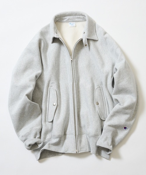 Champion(チャンピオン)の「【別注】Champion / リバースウィーブ(R)ジップアップ ブルゾン(ブルゾン・メンズ・ブラック/グレー・X-LARGE/LARGE/MEDIUM/SMALL)」の1枚目の写真