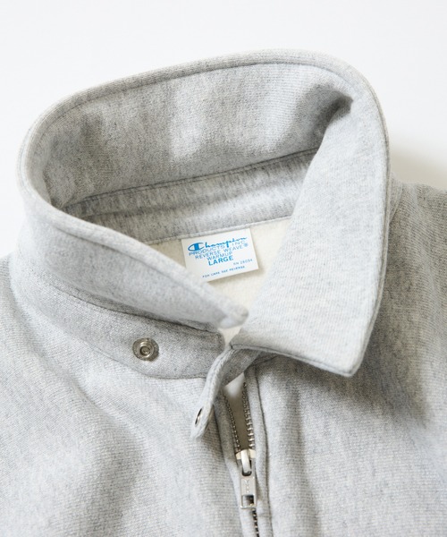 Champion(チャンピオン)の「【別注】Champion / リバースウィーブ(R)ジップアップ ブルゾン(ブルゾン・メンズ・ブラック/グレー・X-LARGE/LARGE/MEDIUM/SMALL)」の4枚目の写真