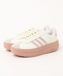 adidas アディダス VL COURT BOLD レディーススニーカー 厚底 プラットフォーム(VLコートボールド) IH3080 アイボリー/サンディーピンクメタリック