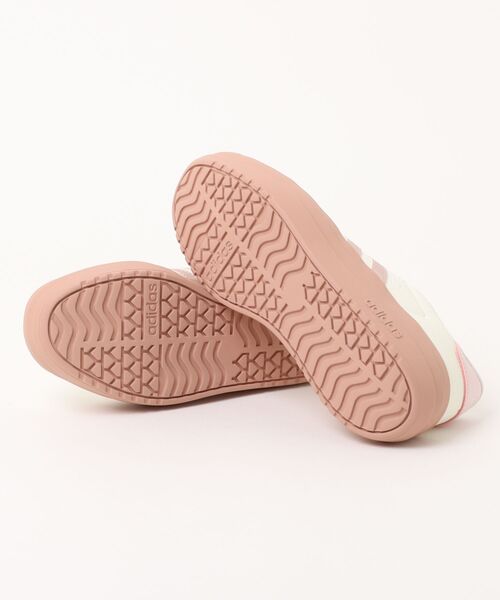 adidas(アディダス)の「adidas アディダス VL COURT BOLD レディーススニーカー 厚底 プラットフォーム(VLコートボールド) IH3080 アイボリー/サンディーピンクメタリック(スニーカー・レディース・ベージュ・23.0cm/24.5cm/24.0cm/23.5cm/25.0cm/22.5cm)」の3枚目の写真