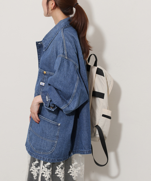 Lee(リー)の「別注【Lee /リー】RELUME LOCO JACKET(デニムジャケット・レディース・ブルー/スミクロ・FREE)」の19枚目の写真