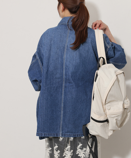 Lee(リー)の「別注【Lee /リー】RELUME LOCO JACKET(デニムジャケット・レディース・ブルー/スミクロ・FREE)」の20枚目の写真