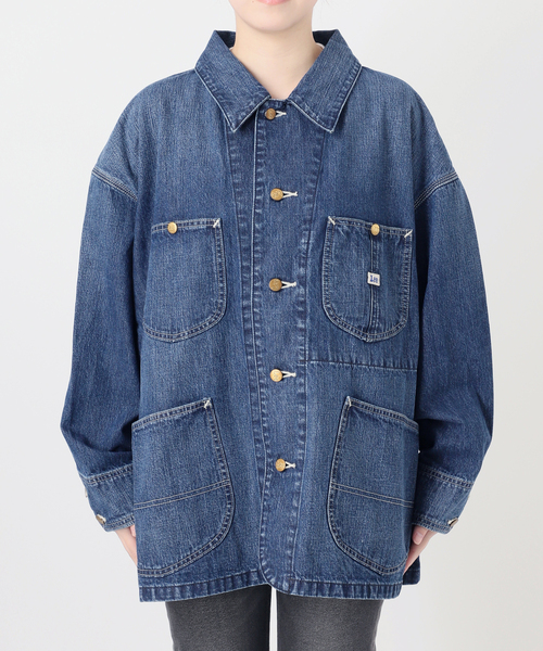 Lee(リー)の「別注【Lee /リー】RELUME LOCO JACKET(デニムジャケット・レディース・ブルー/スミクロ・FREE)」の21枚目の写真