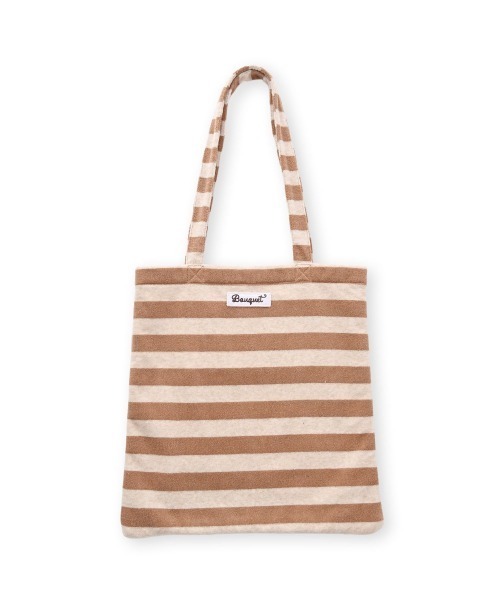marjour（マージュール）の「PILE BORDER TOTE BAG（トートバッグ・レディース・ピンク/グリーン/ブラウン・FREE）」の16枚目の写真