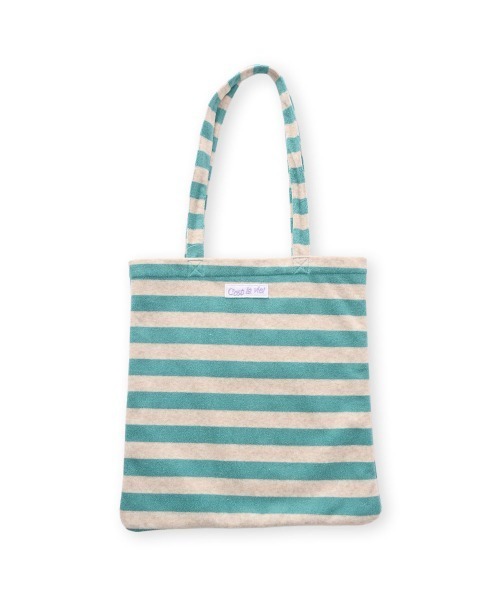 marjour（マージュール）の「PILE BORDER TOTE BAG（トートバッグ・レディース・ピンク/グリーン/ブラウン・FREE）」の17枚目の写真