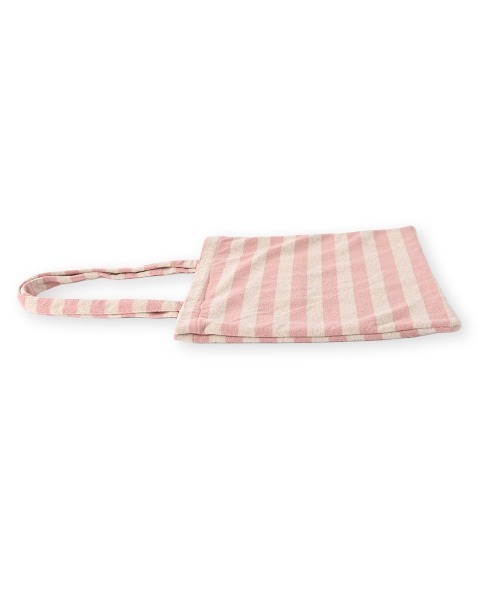marjour（マージュール）の「PILE BORDER TOTE BAG（トートバッグ・レディース・ピンク/グリーン/ブラウン・FREE）」の4枚目の写真