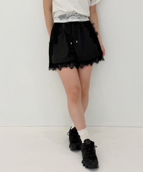 frunco（フランコ）の「レースサテンショートパンツ（その他パンツ・レディース・ブラック/ブルー/ホワイト・FREE）」の11枚目の写真