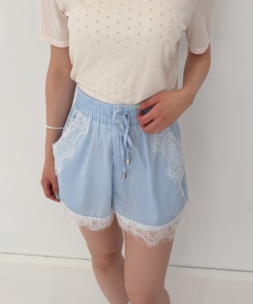frunco（フランコ）の「レースサテンショートパンツ（その他パンツ・レディース・ブラック/ブルー/ホワイト・FREE）」の20枚目の写真