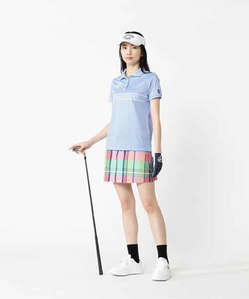 PEARLY GATES(パーリーゲイツ)の「【PEARLY GATES】KAZEメッシュ半袖ポロシャツ(ポロシャツ・レディース・ネイビー/ブルー/ホワイト・LARGE/SMALL/MEDIUM)」の12枚目の写真