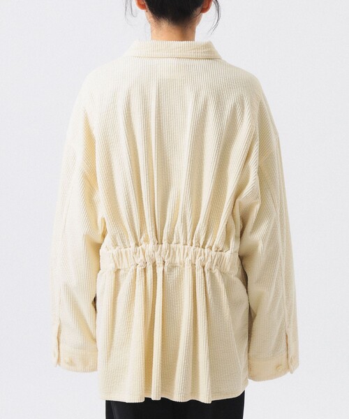 BEAMS BOY（ビームスボーイ）の「コーデュロイ ハンティング ジャケット（ブルゾン・レディース・ホワイト系その他7/ブラウン・1/2）」の5枚目の写真