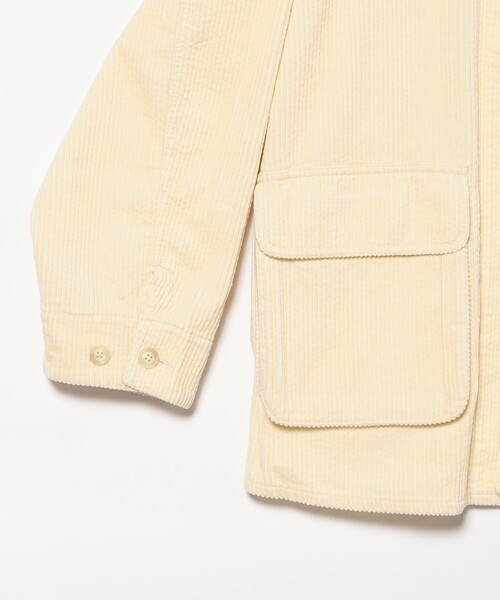 BEAMS BOY（ビームスボーイ）の「コーデュロイ ハンティング ジャケット（ブルゾン・レディース・ホワイト系その他7/ブラウン・1/2）」の9枚目の写真