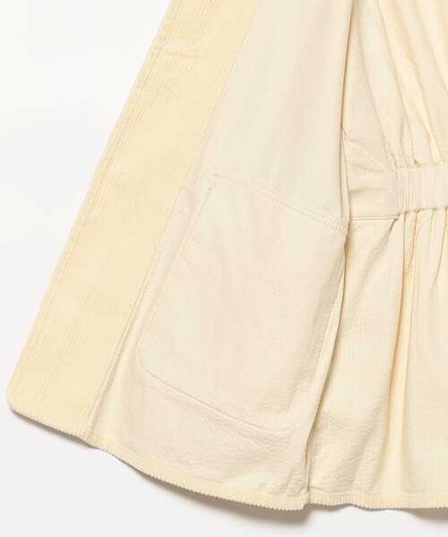 BEAMS BOY（ビームスボーイ）の「コーデュロイ ハンティング ジャケット（ブルゾン・レディース・ホワイト系その他7/ブラウン・1/2）」の10枚目の写真