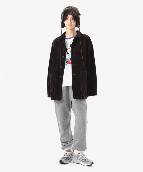 BEAMS BOY（ビームスボーイ）の「コーデュロイ ハンティング ジャケット（ブルゾン・レディース・ホワイト系その他7/ブラウン・1/2）」の13枚目の写真