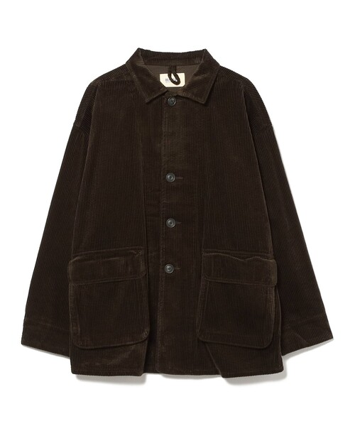 BEAMS BOY（ビームスボーイ）の「コーデュロイ ハンティング ジャケット（ブルゾン・レディース・ホワイト系その他7/ブラウン・1/2）」の19枚目の写真