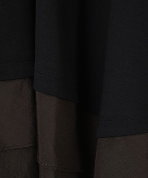 LANVIN en Bleu(ランバンオンブルー)の「レイヤードヘムコンビカットソー(Tシャツ/カットソー・レディース・ブラック/オフホワイト・38)」の13枚目の写真