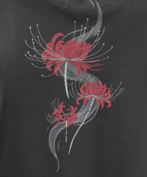 axes femme（アクシーズファム）の「彼岸花プリントシアートップス（Tシャツ/カットソー・レディース・ブルー/レッド・FREE）」の11枚目の写真