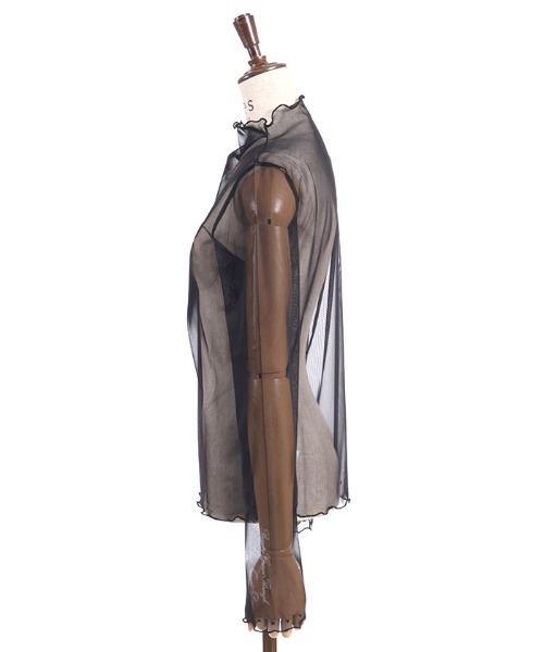 axes femme（アクシーズファム）の「彼岸花プリントシアートップス（Tシャツ/カットソー・レディース・ブルー/レッド・FREE）」の15枚目の写真