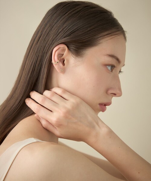 ete bijoux（エテビジュー）の「[ピース] K10YG レモンクォーツ ピアス（ピアス（片耳用）・レディース・イエローゴールド・FREE）」の6枚目の写真