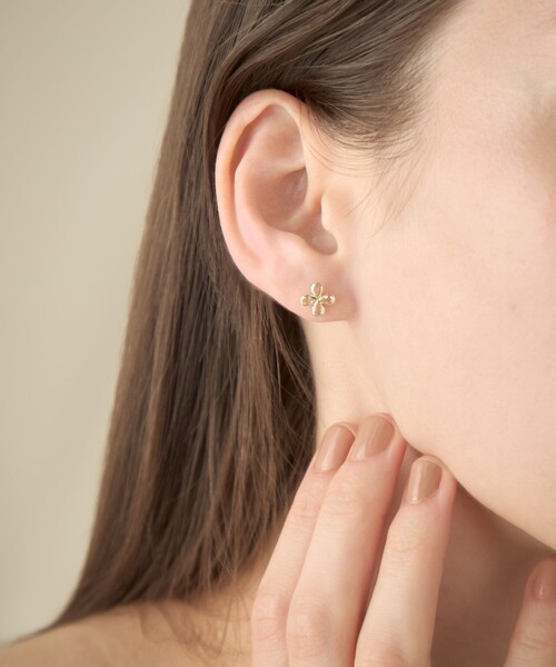ete bijoux（エテビジュー）の「[ピース] K10YG レモンクォーツ ピアス（ピアス（片耳用）・レディース・イエローゴールド・FREE）」の7枚目の写真