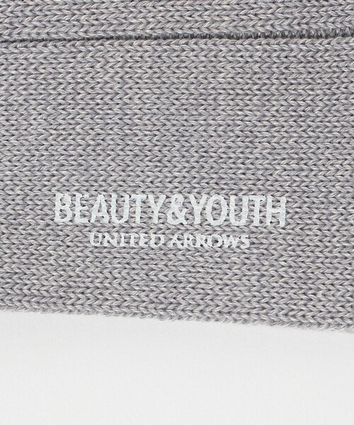 BEAUTY&YOUTH UNITED ARROWS(ビューティーアンドユースユナイテッドアローズ)の「シルケット リブ レギュラー ソックス(ソックス/靴下・メンズ・レッド/ライトグレー/ホワイト/ブラック・FREE)」の6枚目の写真