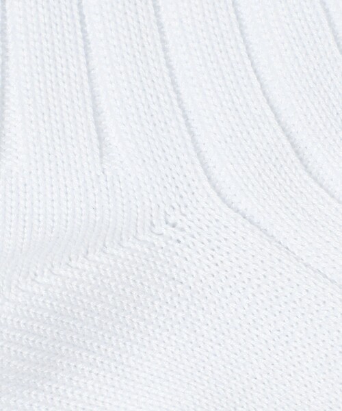 BEAUTY&YOUTH UNITED ARROWS(ビューティーアンドユースユナイテッドアローズ)の「シルケット リブ レギュラー ソックス(ソックス/靴下・メンズ・レッド/ライトグレー/ホワイト/ブラック・FREE)」の7枚目の写真