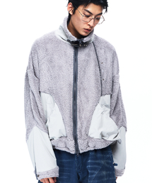 RSSC（アールエスエスシー）の「NYLON MIX FLEECE JACKET - GRAY（その他アウター）」