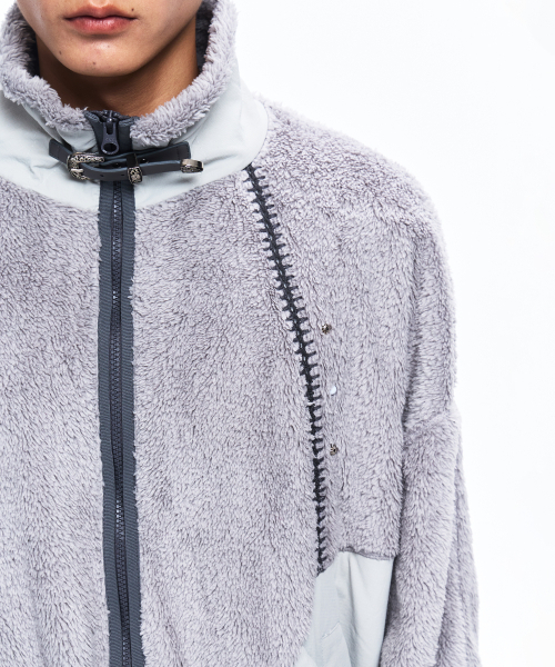 RSSC(アールエスエスシー)の「NYLON MIX FLEECE JACKET - GRAY(その他アウター・レディース・その他・1/2)」の7枚目の写真