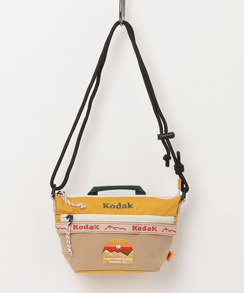 KODAK（コダック）の「コダックアパレル  Hardy Kodachrome Mini Cross Bag（ショルダーバッグ・メンズ・イエロー・ﾌﾘ-）」の7枚目の写真