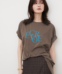 【LARUTA】[ 汗染み防止] バックスリットecloreTシャツ