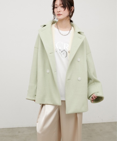 LARUTA（ラルータ）の「【LARUTA】[ 汗染み防止] バックスリットecloreTシャツ（Tシャツ/カットソー・レディース・ブラウン/チャコールグレー/ホワイト系その他/オフホワイト・FREE）」の9枚目の写真