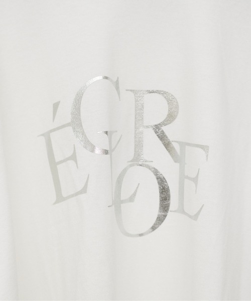 LARUTA（ラルータ）の「【LARUTA】[ 汗染み防止] バックスリットecloreTシャツ（Tシャツ/カットソー・レディース・ブラウン/チャコールグレー/ホワイト系その他/オフホワイト・FREE）」の11枚目の写真