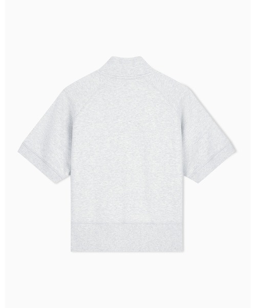 ARMANI EXCHANGE(アルマーニエクスチェンジ)の「【A|X アルマーニ エクスチェンジ】CO エンブロイダリーロゴ ハーフジップ 半袖スウェットプルオーバー(スウェット・レディース・グレー・MEDIUM/LARGE/X-SMALL/X-LARGE/SMALL)」の7枚目の写真