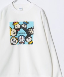 2026AW I’m Doraemon/ドラえもん ジャイアン 裏起毛 キャラクター フロント/バックプリント スウェットトレーナー レディース メンズ