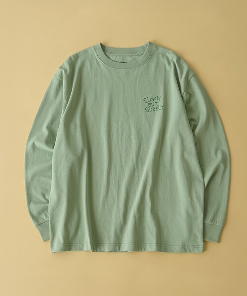 coen（コーエン）の「ogawa natsumi（オガワ ナツミ）デザインプリントロングスリーブTシャツ（Tシャツ/カットソー・メンズ・ライム/ブラック/ホワイト・S/XL/L/M）」の11枚目の写真