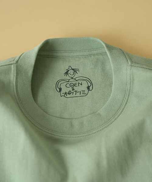 coen（コーエン）の「ogawa natsumi（オガワ ナツミ）デザインプリントロングスリーブTシャツ（Tシャツ/カットソー・メンズ・ライム/ブラック/ホワイト・S/XL/L/M）」の12枚目の写真